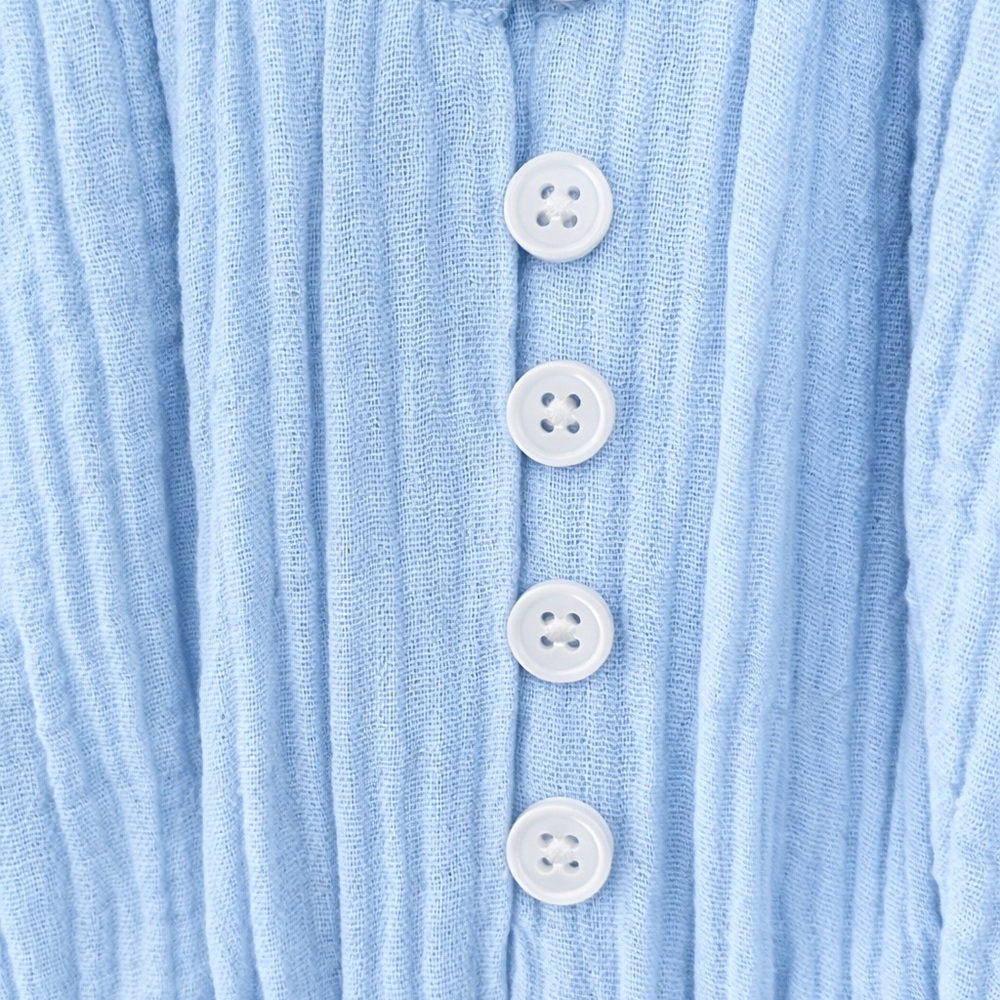 J.Crew Blue Cotton Maxi Dress | Size Small | Lined Smocked Waist | NWOT - Picture 6 of 12